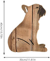 Frenchie wooden dog silhouette