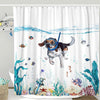 Beagle Bathroom Curtain