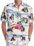 Bernese Mountain Hawaiian Print Shirts