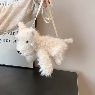 Cute and Chic: The White Westie Bag
