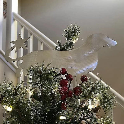 Dachshund Christmas tree topper