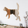 Beagle wooden dog silhouette