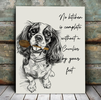 Cavalier King Charles Spaniel - Dog Canvas Print