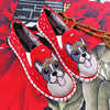 Boston Terriers Love Embroidered Canvas Loafers