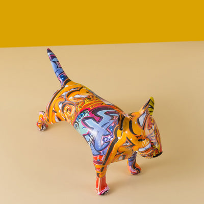 Bull terrier decoration sculpture