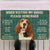 Basset hound funny doormat