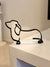Basset Hound Minimalist Art Sculpture