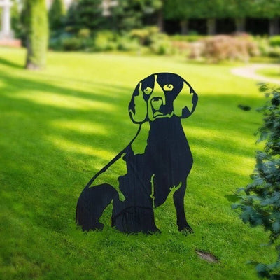 Beagle Metal Silhouette - Goodogz