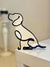 Beagle Minimalist Art Sculpture