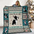 Boston Terrier Dog Fleece Blanket