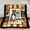 Boxer Dog Fleece Blanket - Goodogz
