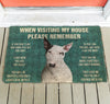Bull terrier funny doormat - Goodogz