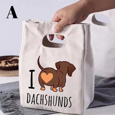 DACHSHUND SAUSAGE DOG TRAVEL LUNCH THERMAL BAG - Goodogz