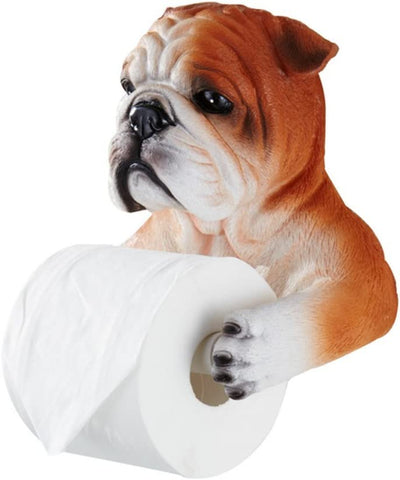English Bulldog Toilet Roll Holder - Goodogz