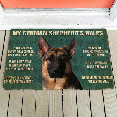 German shepherd funny doormat - Goodogz