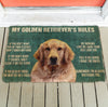 Golden retriever funny doormat - Goodogz