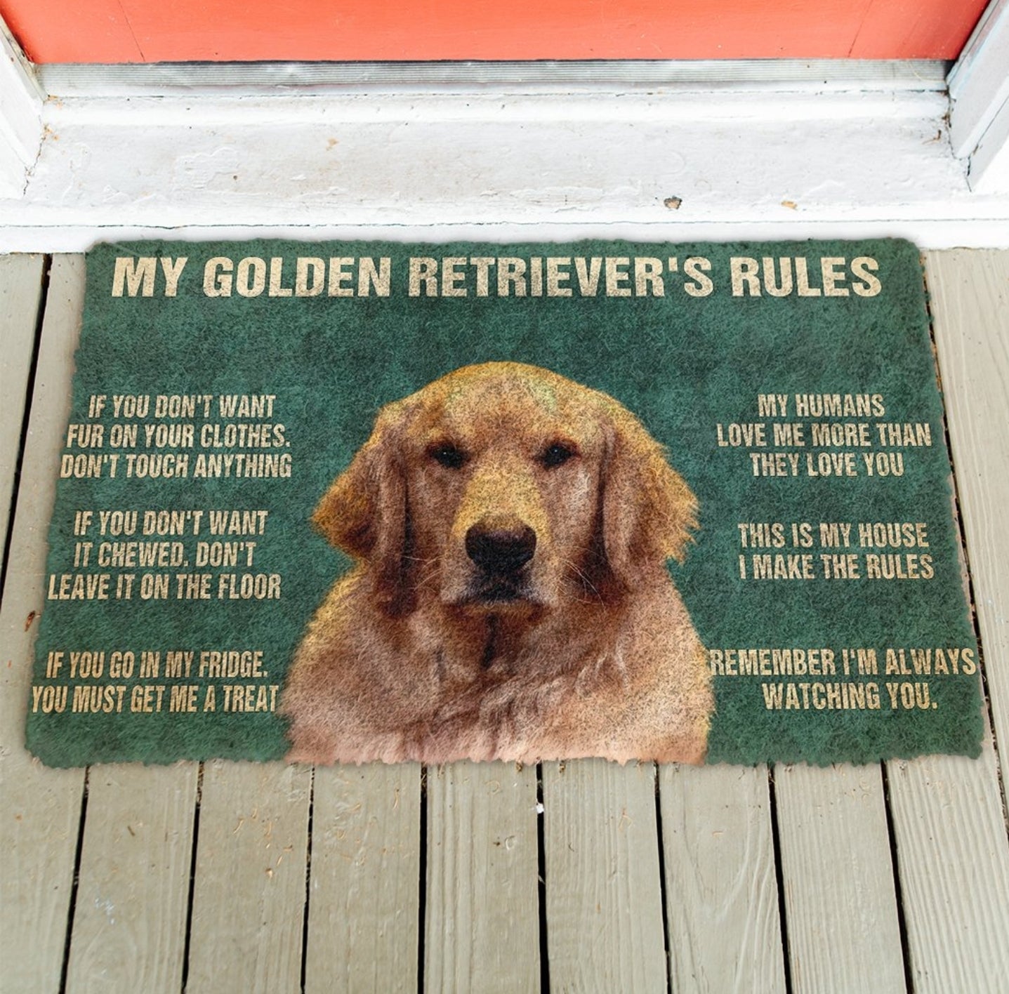 Golden Retriever Doormat