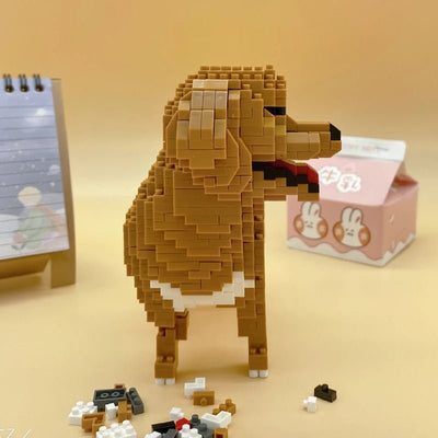 Golden Retriever Nano Building Block Set - Goodogz