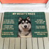 Husky funny doormat - Goodogz
