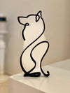 Husky Minimalist Art Sculpture - Goodogz