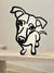 Jack Russell Cartoony Art Sculpture