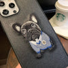 Luxury embroidery French bulldog phone case - Goodogz