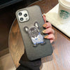 Luxury embroidery French bulldog phone case - Goodogz