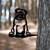 Metal Pug Silhouette - Goodogz