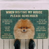 Pomeranian funny doormat - Goodogz