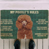 Poodle funny doormat - Goodogz