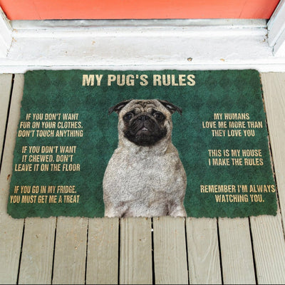 Pug funny doormat - Goodogz