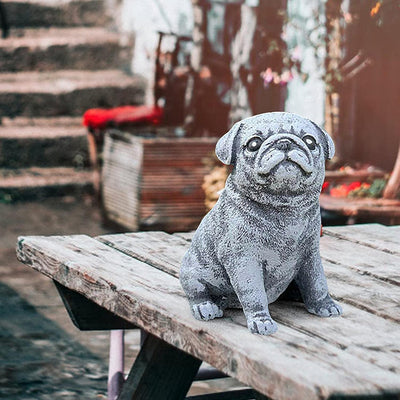 Pug Garden Statue - Goodogz