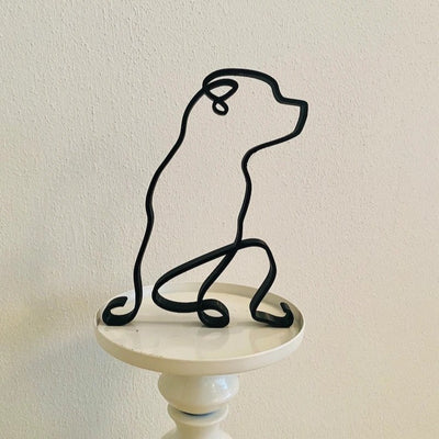 Rottweiler Minimalist Art Sculpture - Goodogz