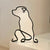 Rottweiler Minimalist Art Sculpture