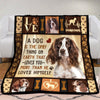Springer Spaniel Dog Fleece Blanket - Goodogz