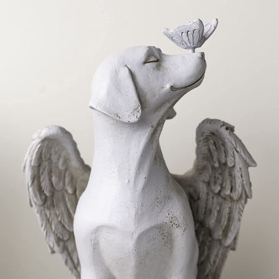 Weimaraner Dog Memorial Angel Figurine - Goodogz