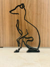 Whippet Minimalist Art Sculpture - Goodogz