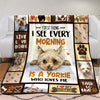 Yorkie Dog Fleece Blanket - Goodogz